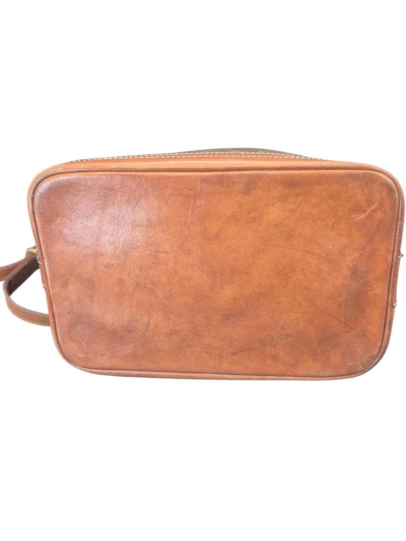 CELINE　セリーヌショルダーバック　巾着型　マカダム柄