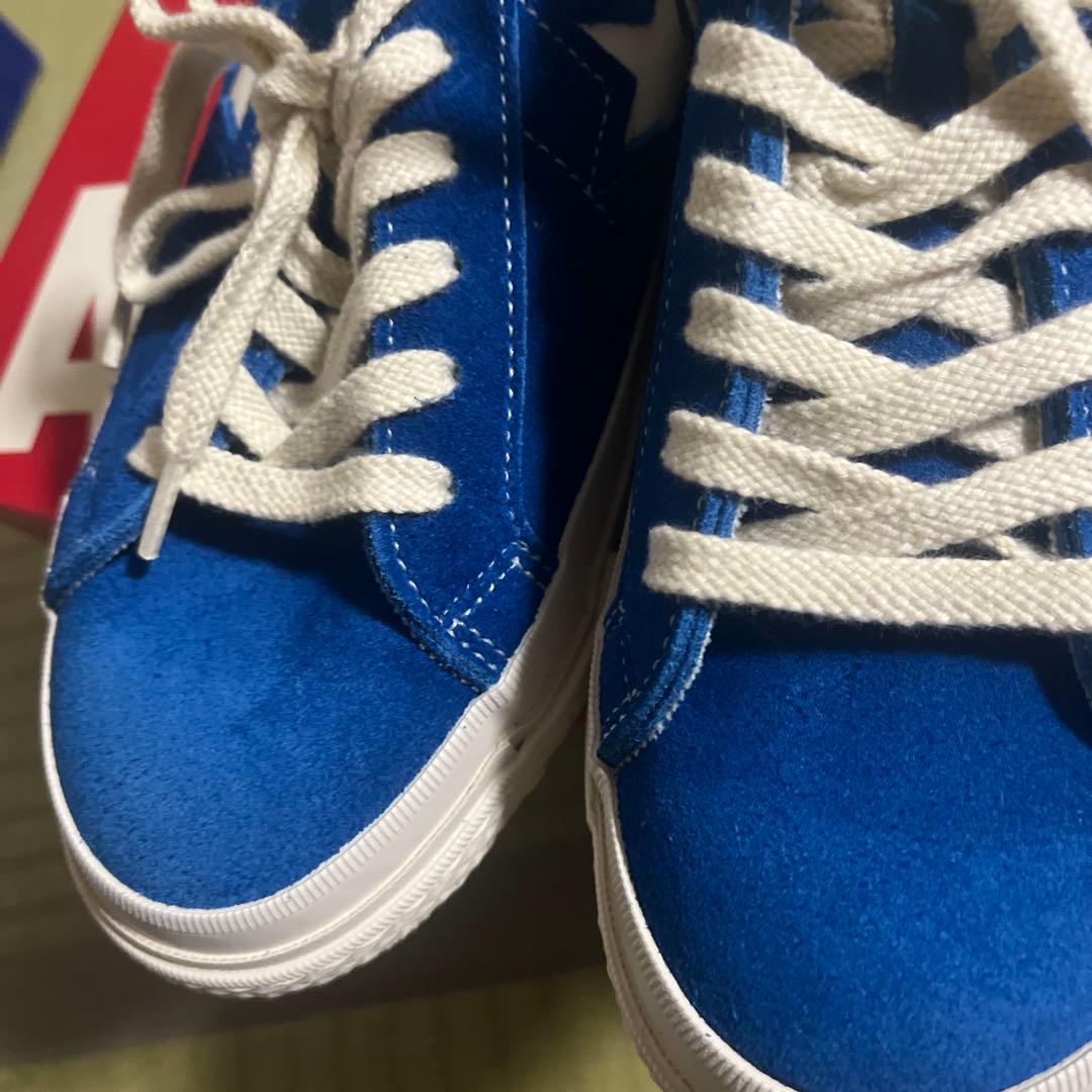 CONVERSE ONE STAR J スエード ブルー 24.0