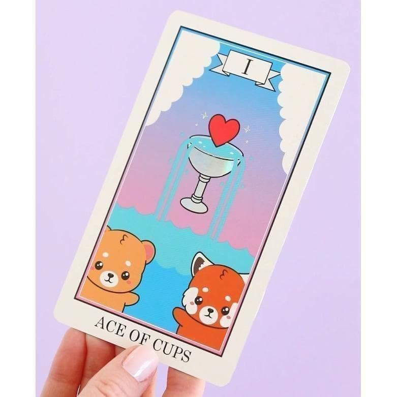 【正規品タロットカード】オーロラエッジ✨ゆる可愛い✨レッサーパンダ＆フレンド