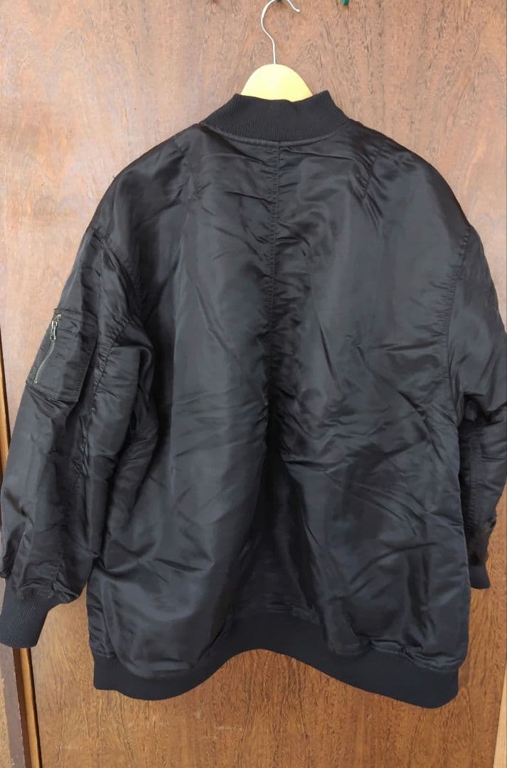 新品 ニコアンド niko and リバーシブルロングMA-1ジャケットコート