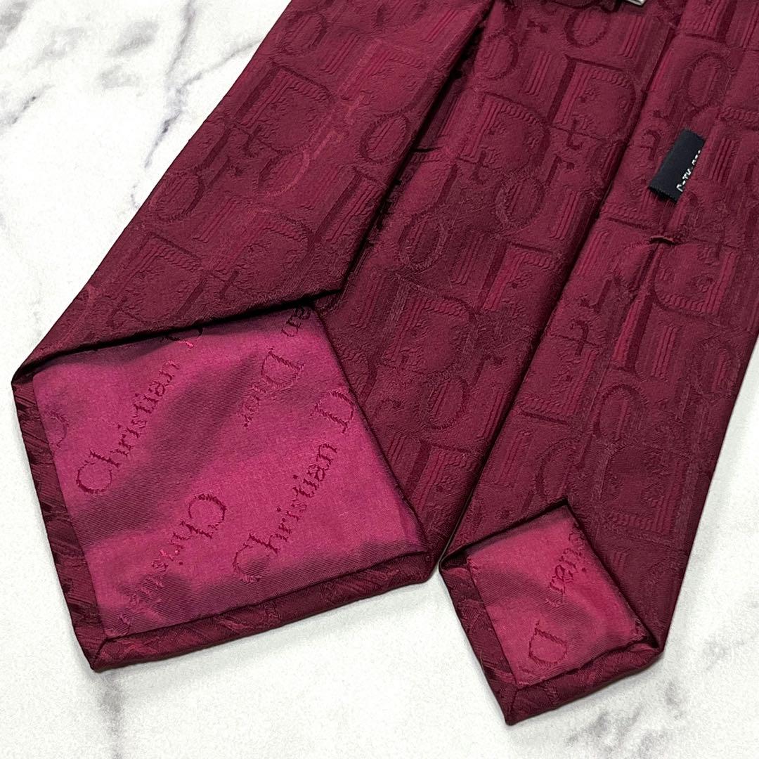 2380【新品】クリスチャンディオール ネクタイ トロッター オブリーク