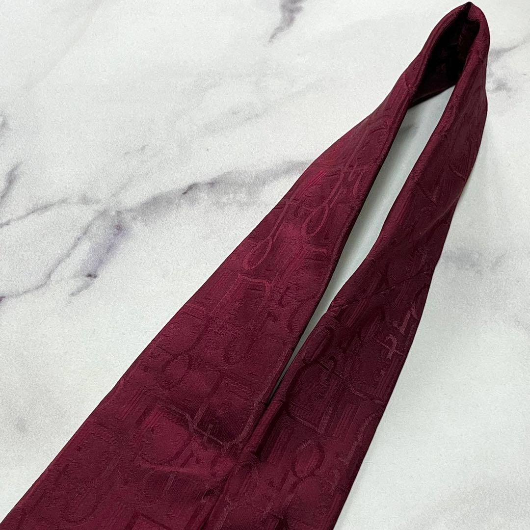 2380【新品】クリスチャンディオール ネクタイ トロッター オブリーク