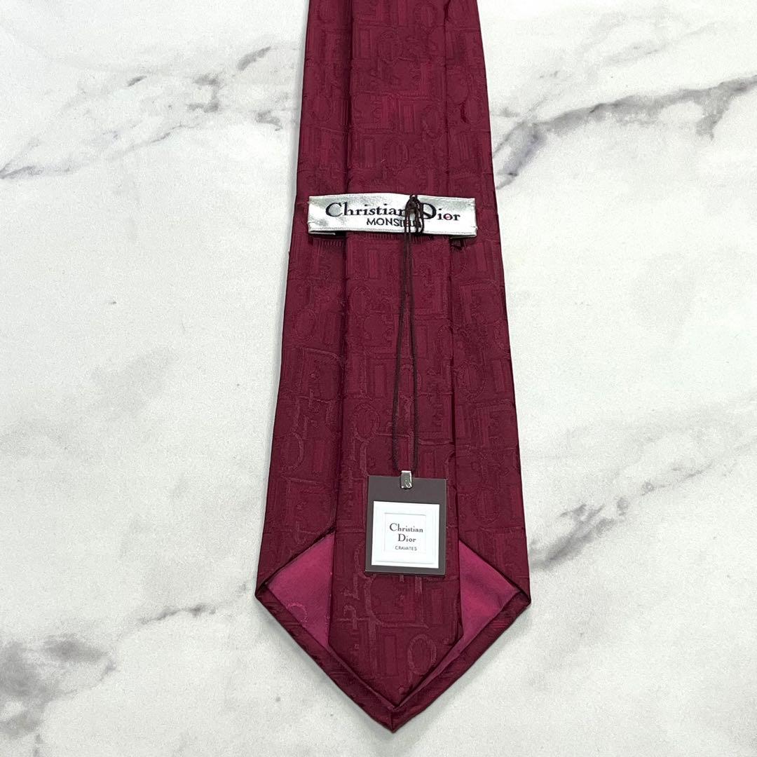 2380【新品】クリスチャンディオール ネクタイ トロッター オブリーク
