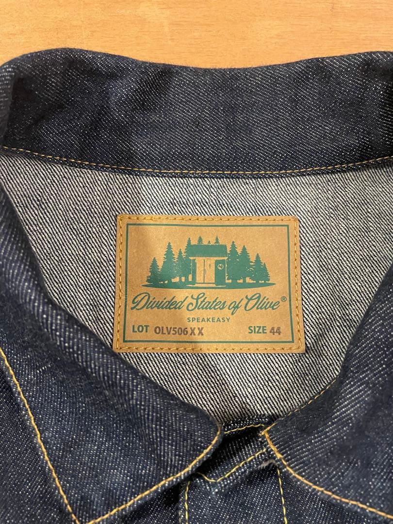 下馬オリーブ Divided States Of Olive デニムJKT 44
