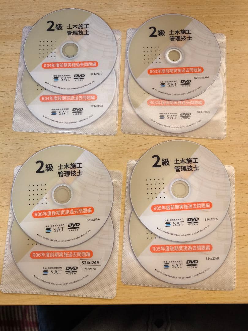 SAT　2級 土木施工管理技士 一次二次試験用問題集一式