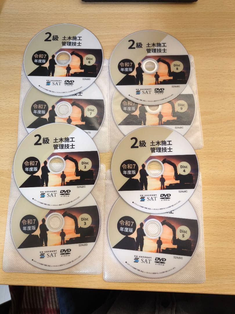 SAT　2級 土木施工管理技士 一次二次試験用問題集一式