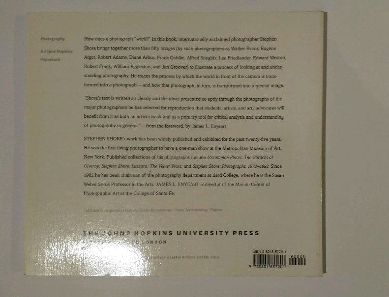 アート・デザイン・音楽 TheNature of Photographs StephenShore