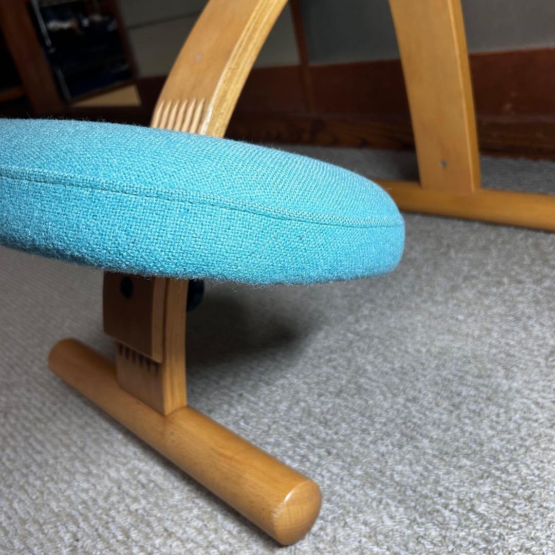 【美品】Rybo社 バランスチェア バランスイージー 姿勢矯正 ライトグリーン