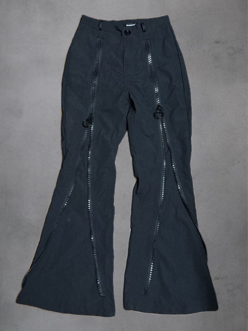 【即購入OK‼️】opium y2k センタージップワイドフレアパンツ リック風