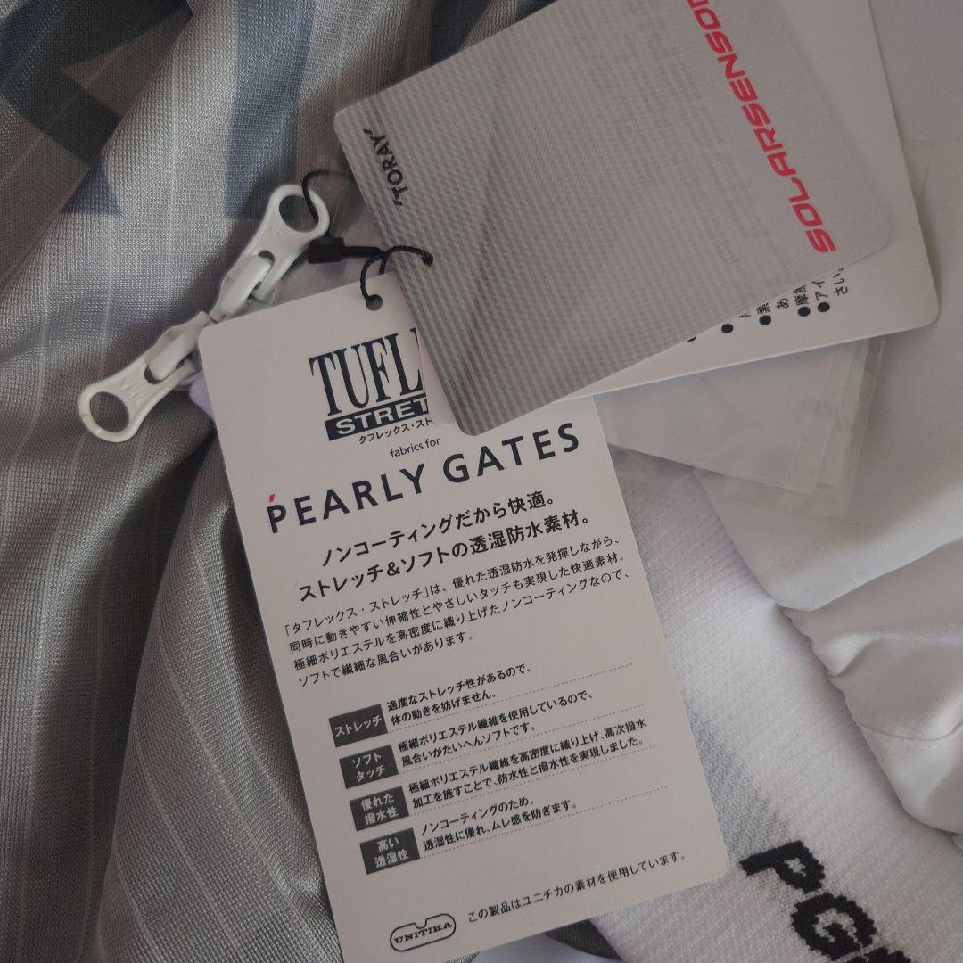 新品　パーリーゲイツ フルジップジャケット 白　サーモトロン　サイズ４