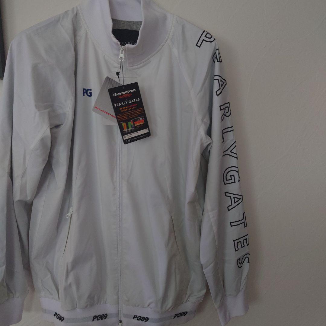 新品　パーリーゲイツ フルジップジャケット 白　サーモトロン　サイズ４