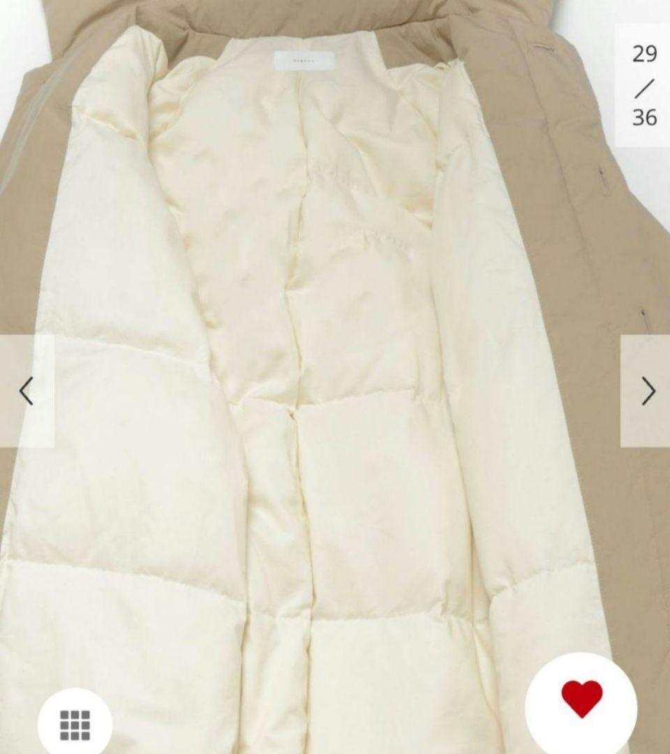 かぐれ　新品タグ付き　　　　　　　 コットンダウンコート　ブラック