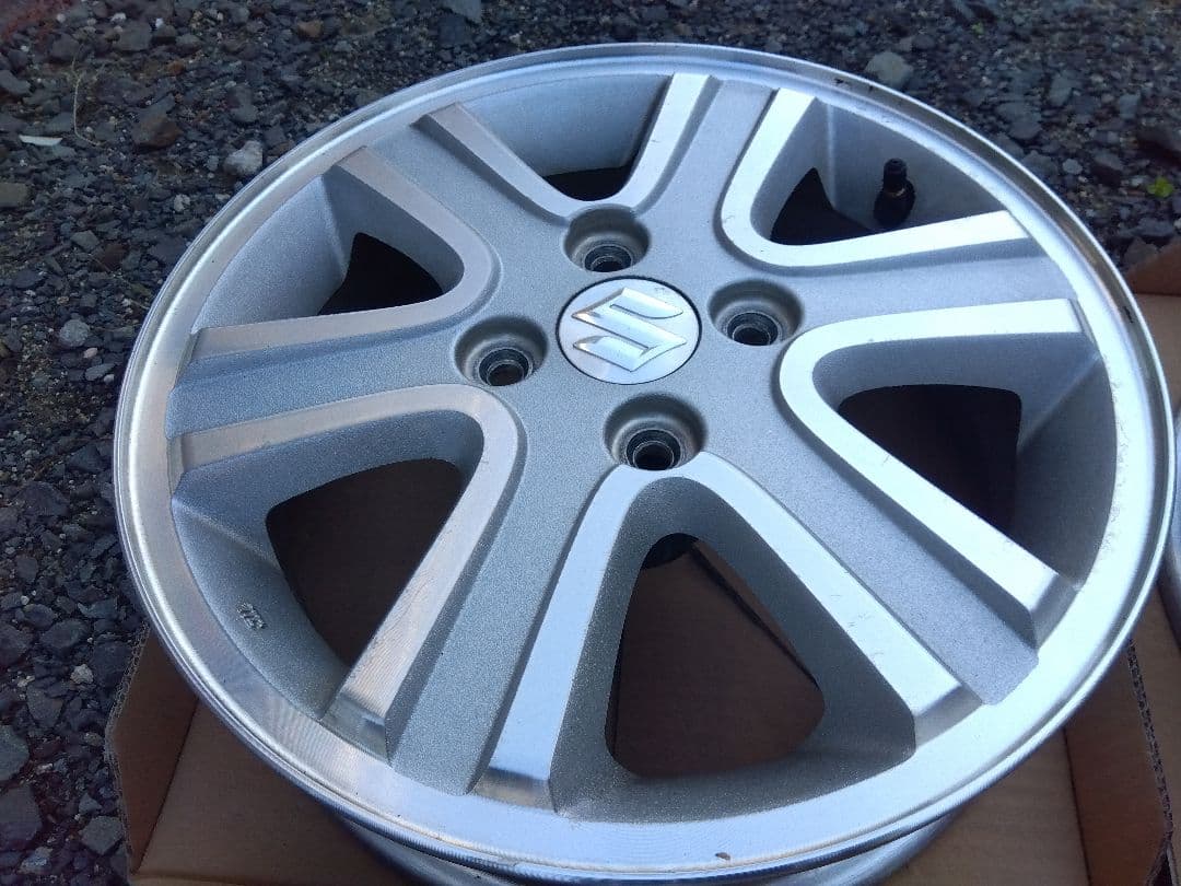 圭*様 スズキ純正　エブリィワゴンDA64W 14インチアルミWHEEL 4本セ