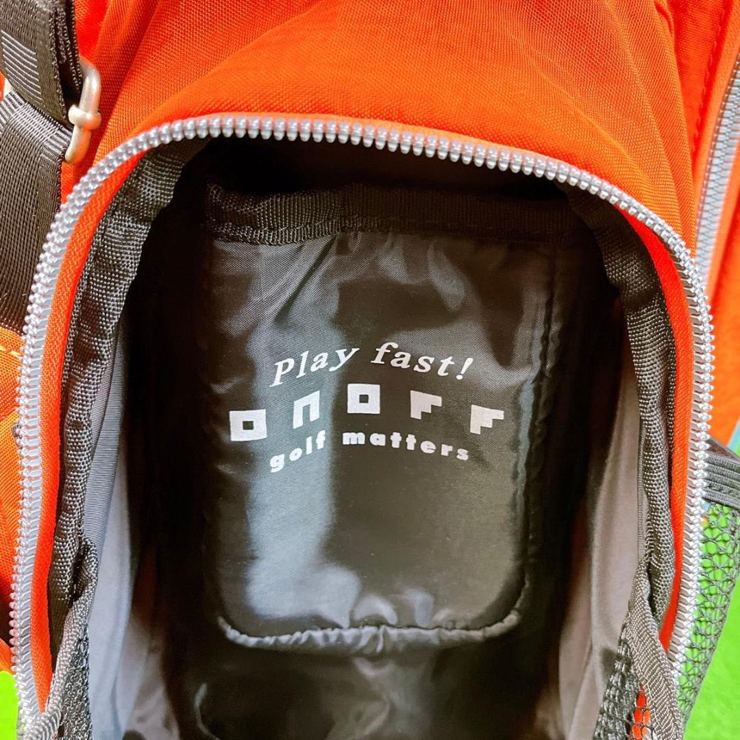 良品 オノフ スタンド式キャディバッグ 軽量 9型 口枠7分割 ONOFF