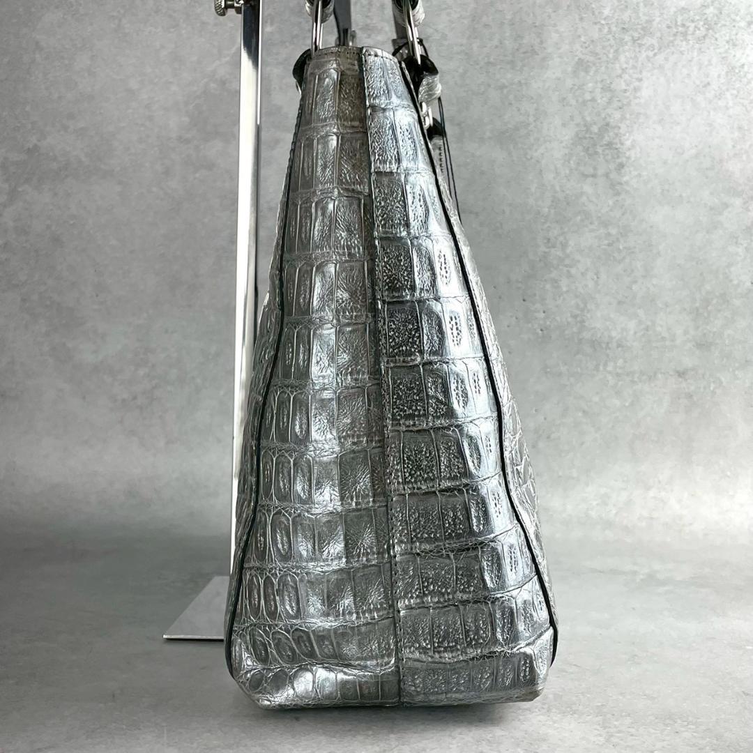 新品未使用✨JRA認定 sanpo リアルクロコダイル センター取り