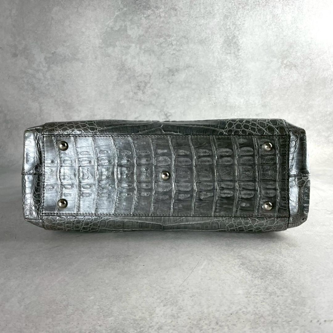 新品未使用✨JRA認定 sanpo リアルクロコダイル センター取り