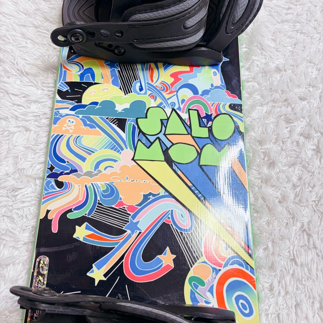 美品　サロモン　スノーボード　セット　ジュニア　ヘッド　ビンディング　115