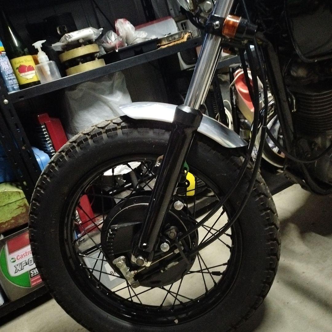 SR400フロントショートフェンダー