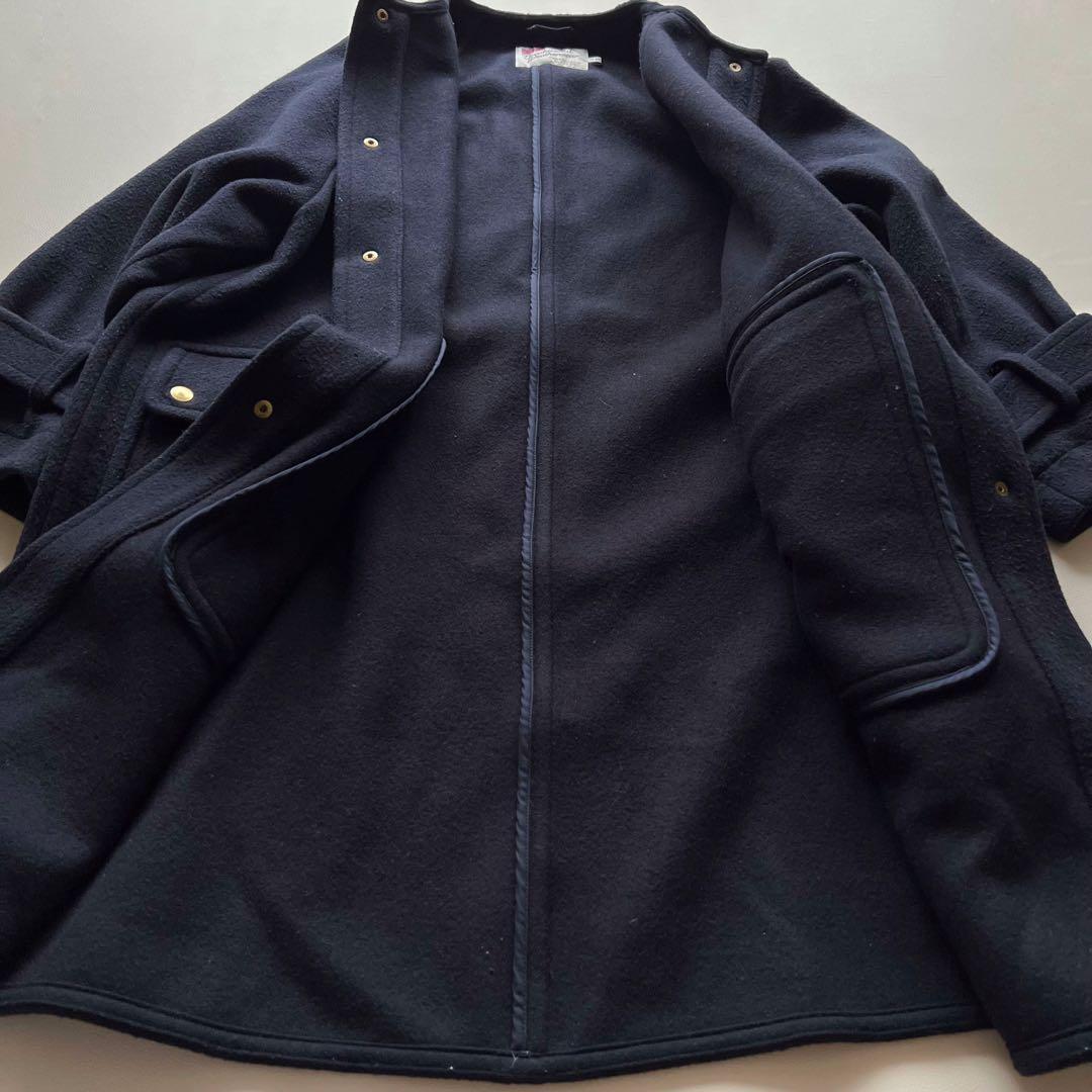 美品✨トラディショナルウェザーウェア　ROMNEY ロムニー　ノーカラーコート