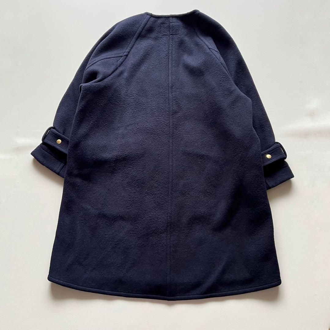 美品✨トラディショナルウェザーウェア　ROMNEY ロムニー　ノーカラーコート