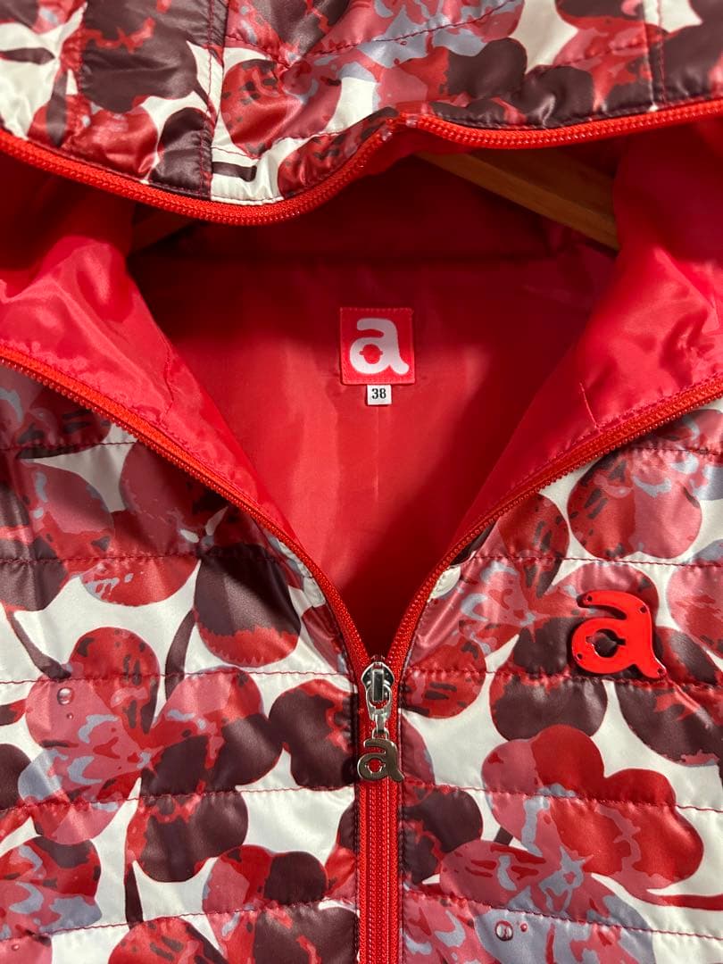 未使用 アルチビオ クローバー柄 中綿 ブルゾン 38 サイズ M ゴルフウェア