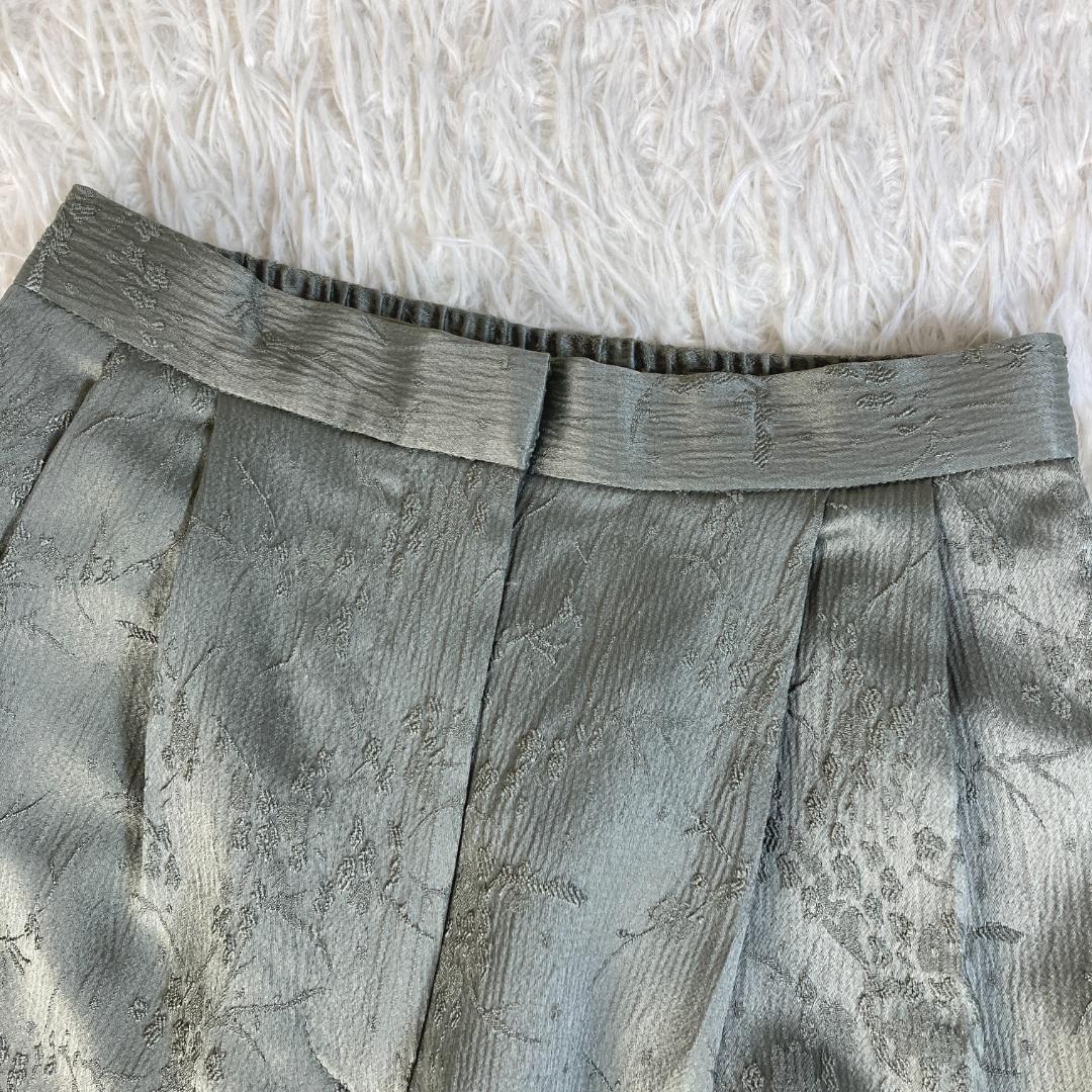 美品　ルイルエブティック　ジャカードタックフレアトップス＆テーパードパンツドレス