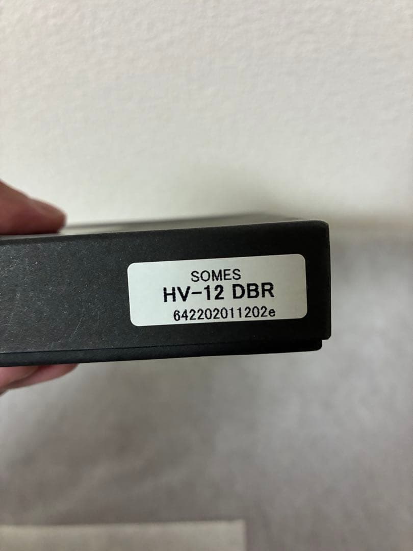 美品ソメスサドル ハノーバー コードバン マネークリップ ダークブラウン