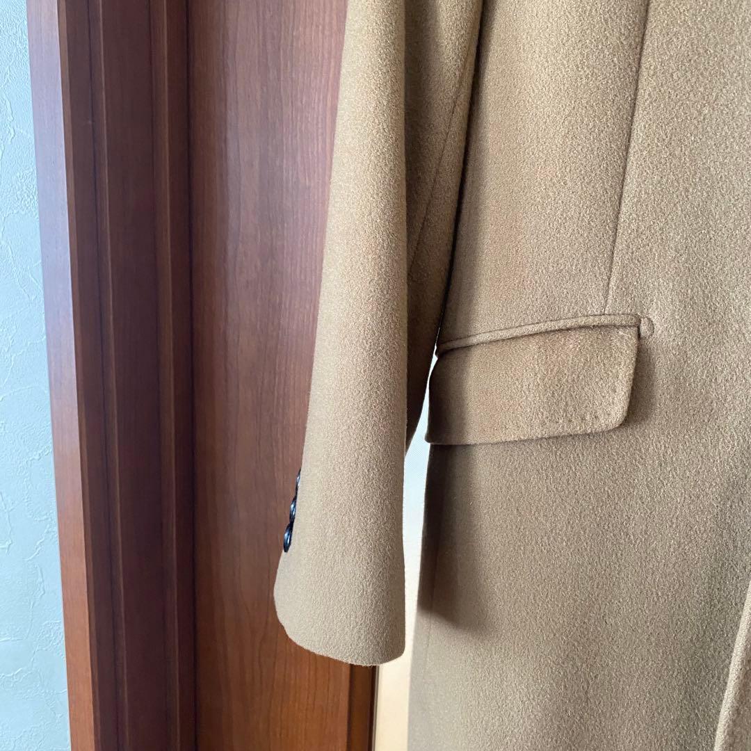 バーバリー　Burberry ウールチェスターコート　キャメル　ブラウン