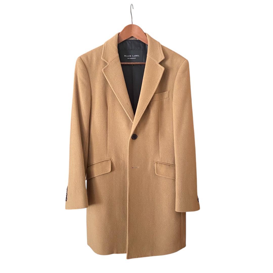 バーバリー　Burberry ウールチェスターコート　キャメル　ブラウン