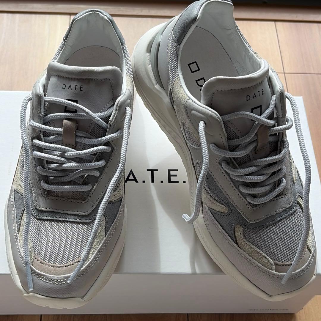 靴 D.A.T.E. FUGA PURE GREY 23.5