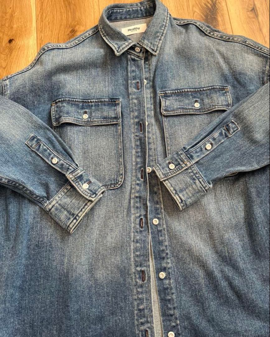 Healthy denim デニム　シャツplage