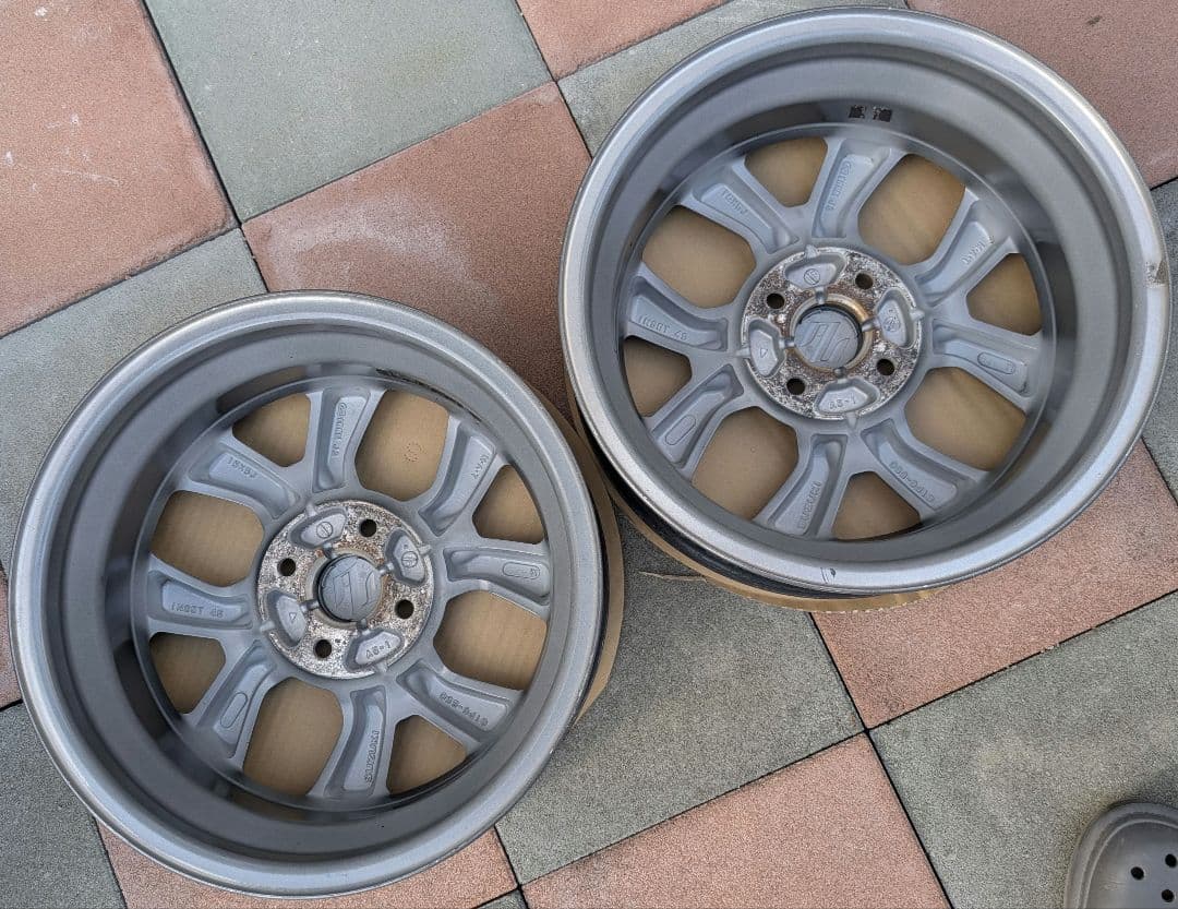 【程度良好】スズキ ソリオ 純正ホイール 現行ソリオのスタッドレス用に！ 2枚①