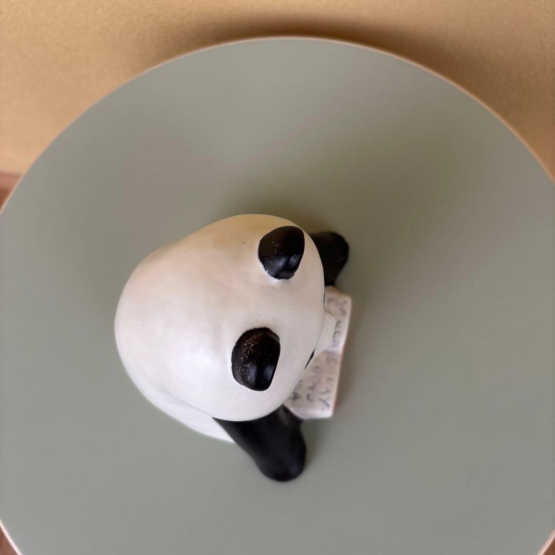 【未使用・保管品】Yonda? 新潮社 リサラーソン パンダの置物非売品