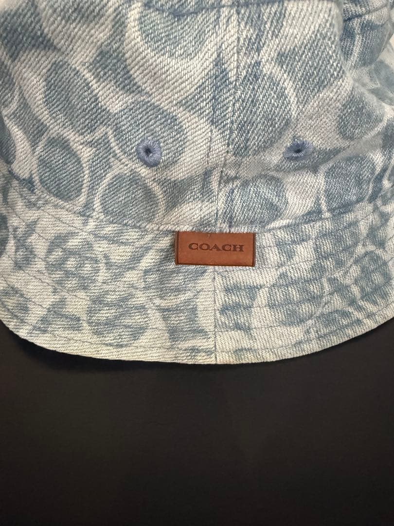 希少　COACH デニム バケットハット