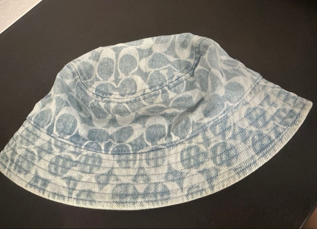希少　COACH デニム バケットハット