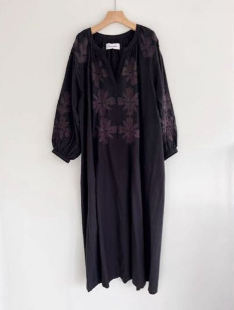 ワンピース Saramallika Cotton Flower PatchworkDress