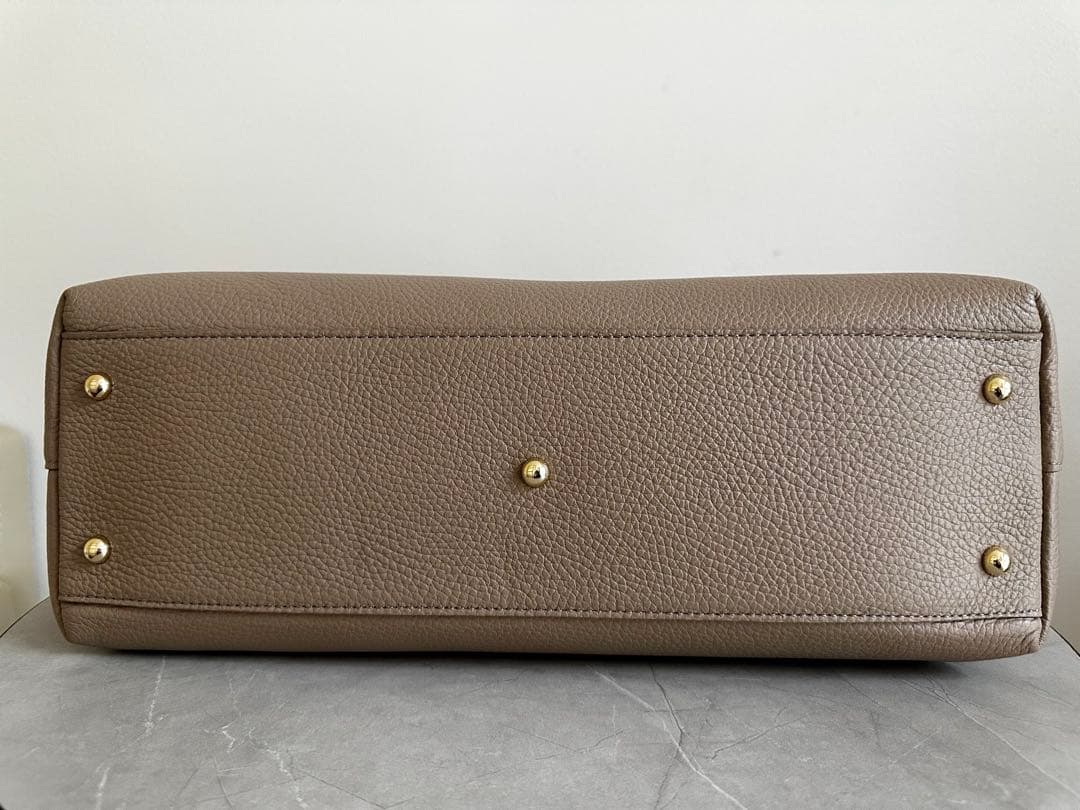 ◇【未使用・保管品】FURLA フルラ スフェラ L トートバッグ ベージュ◇