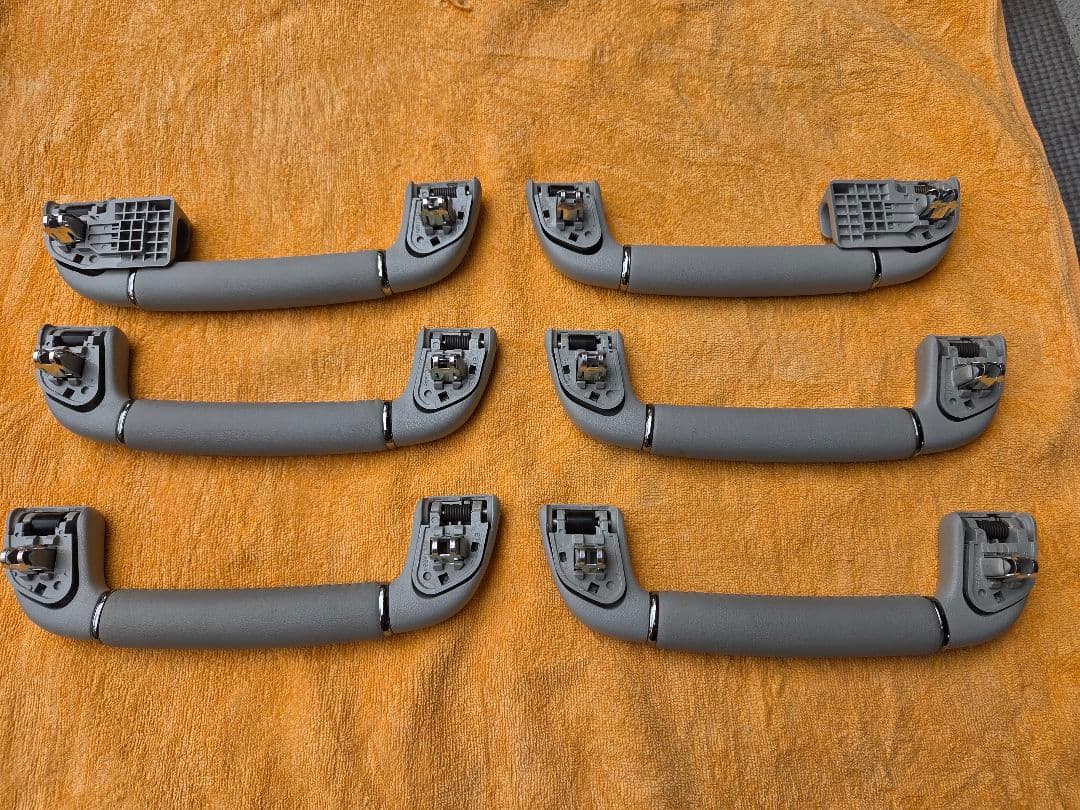 アルファード/ヴェルファイア アシストグリップ レクサス流用　レザー トヨタ純正