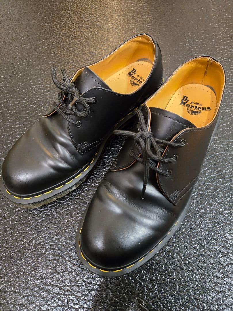 ブラックレザー ローファー 1461 3ホール