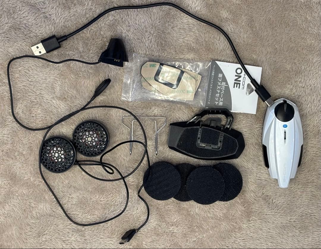 B+COM ONE ビーコムワン　インカム　Verアップ済　フルセット