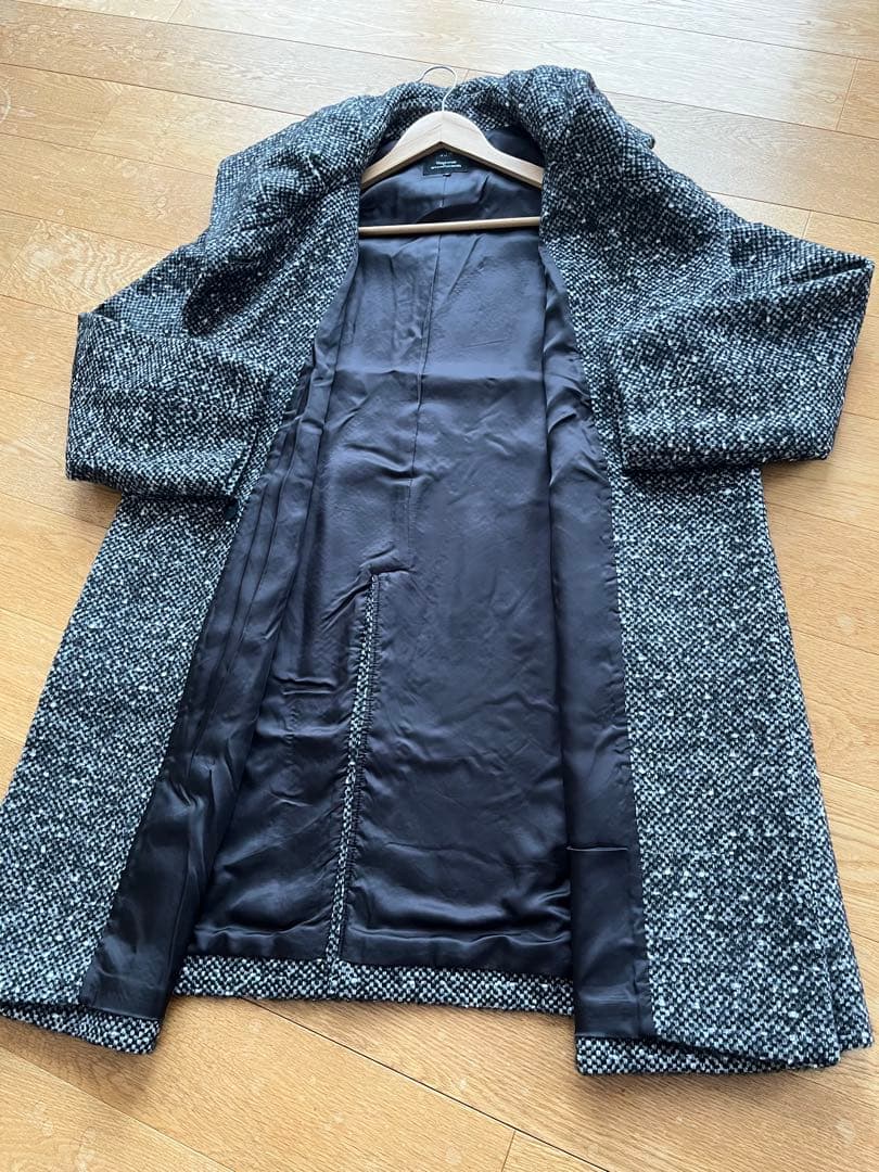美品✨23区 ツイード ロングコート ショールカラー ＊最終価格＊