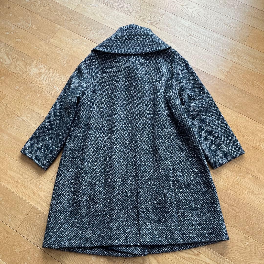 美品✨23区 ツイード ロングコート ショールカラー ＊最終価格＊