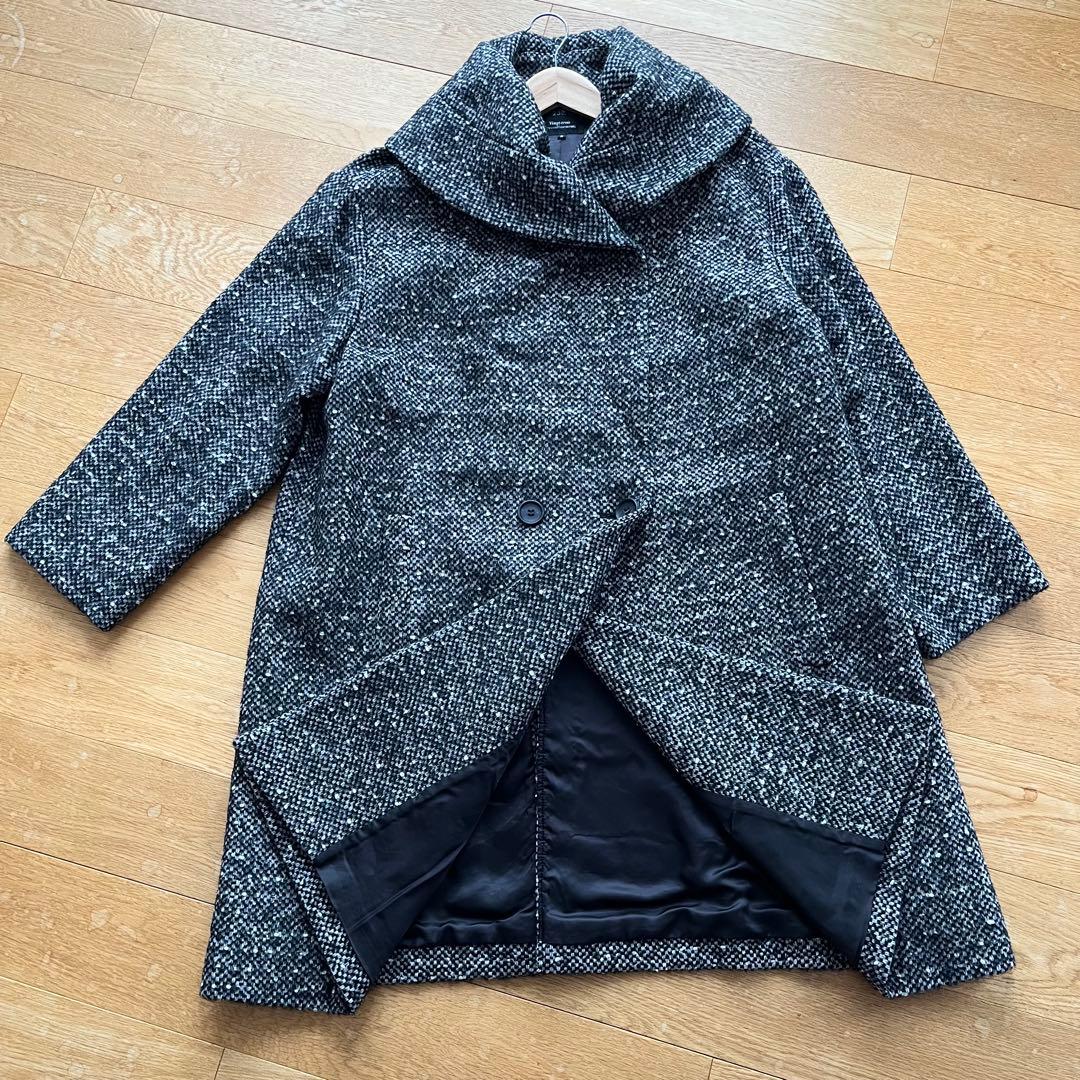 美品✨23区 ツイード ロングコート ショールカラー ＊最終価格＊