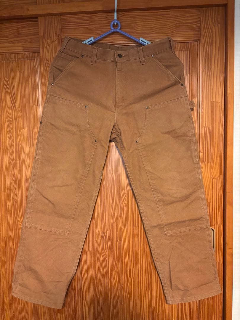 Carharttダブルニーペインターパンツ キャメル ゴールデンサイズ