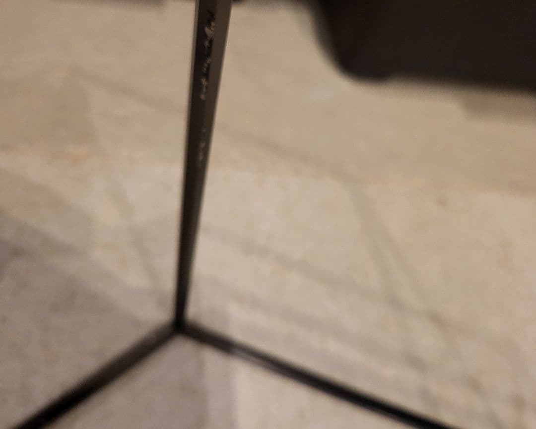 中古品 カッシーナイクスシー ヘキサゴン トリス サイドテーブル ガラス