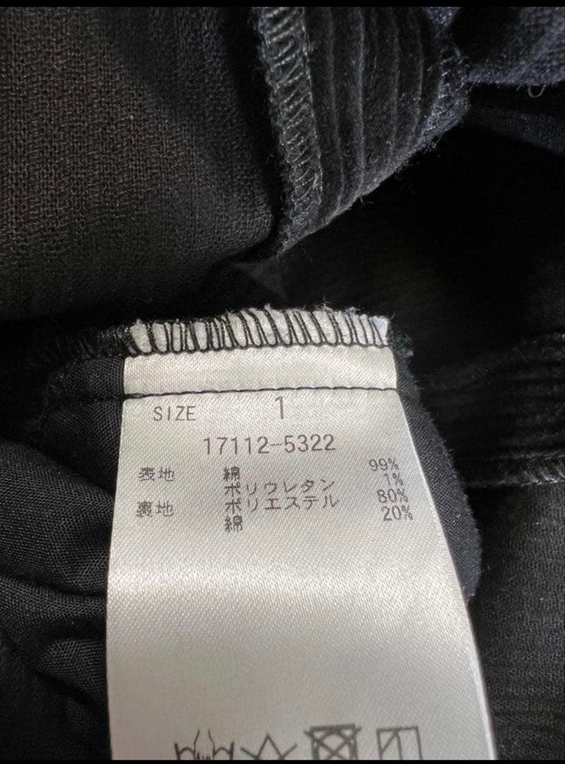 クラネ　CLANE CORDUROY JUMPSUIT size1