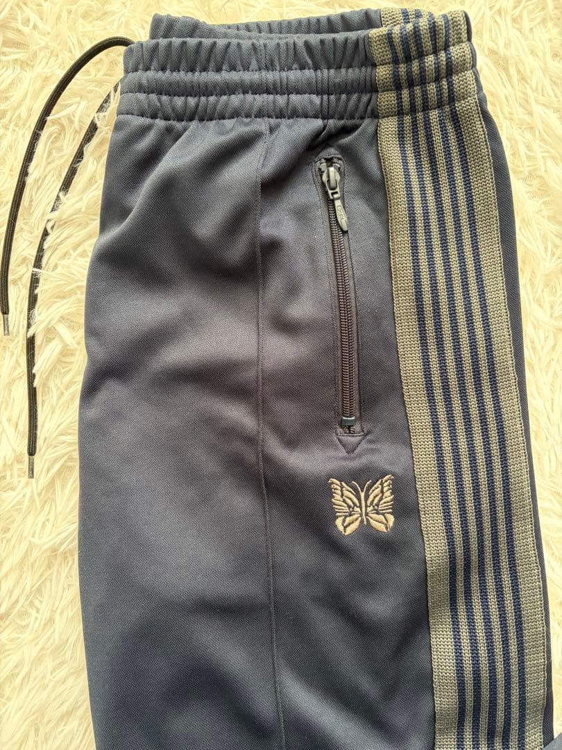 Needles トラックパンツ ネイビー Mサイズ 人気カラー ナロータイプ