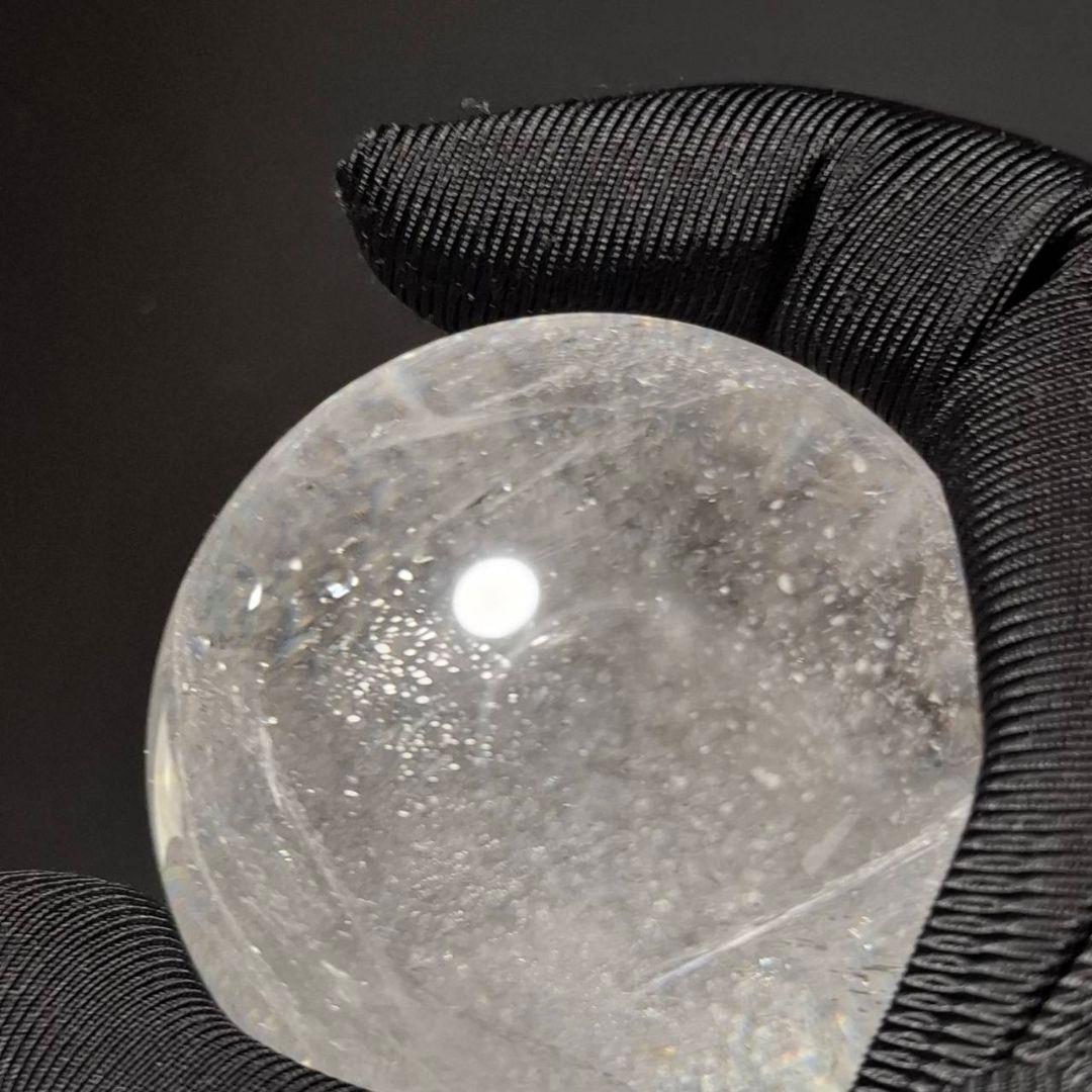 極美！AAAグレード　レムリアンシード　クリスタル丸玉　スフィア　台座付き