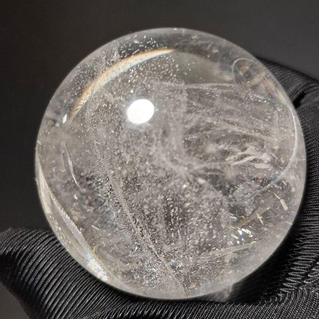 極美！AAAグレード　レムリアンシード　クリスタル丸玉　スフィア　台座付き