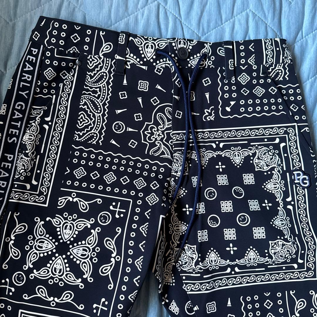 PEARLY GATES パーリーゲイツ　バンダナ柄パンツ